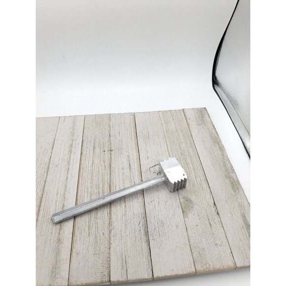 Aluminum #1 Meat Tenderizer Double Textured Sides 8" Taiwan - Picture 4 of 7